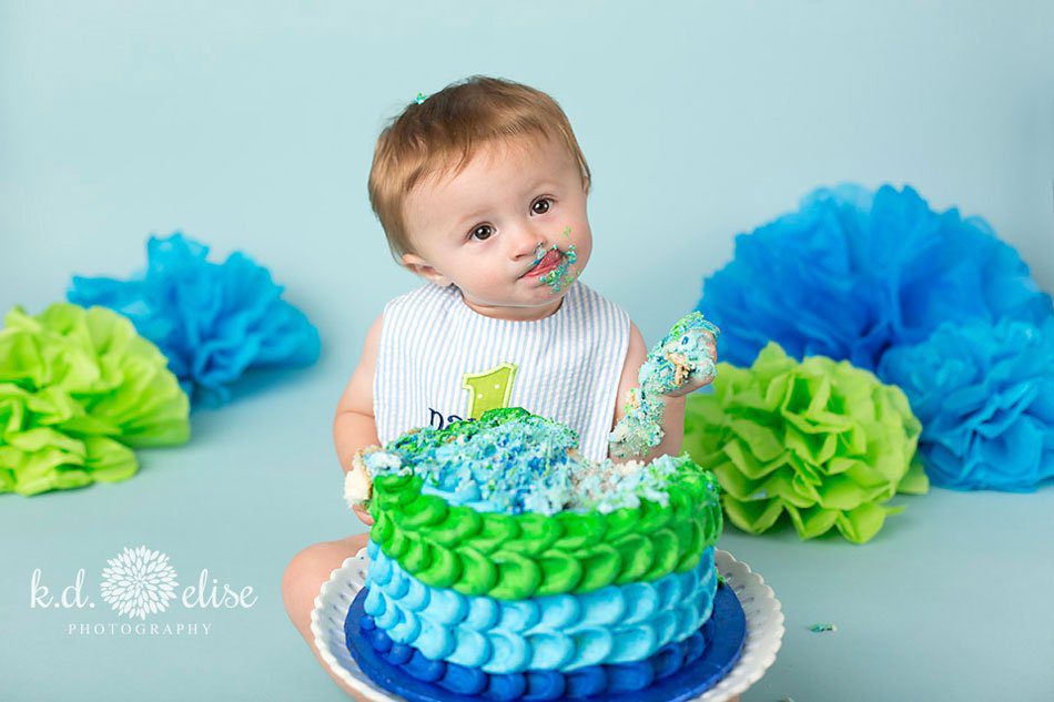Parker Cake Smash Photos Pueblo Colorado Springs Newborn Photographer