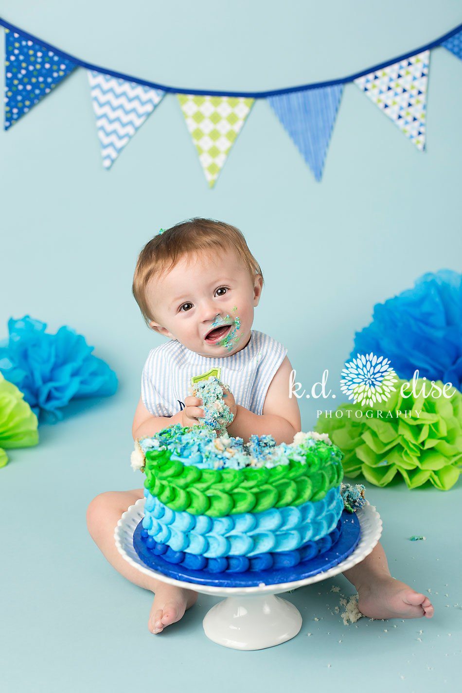 Parker Cake Smash Photos Pueblo Colorado Springs Newborn Photographer