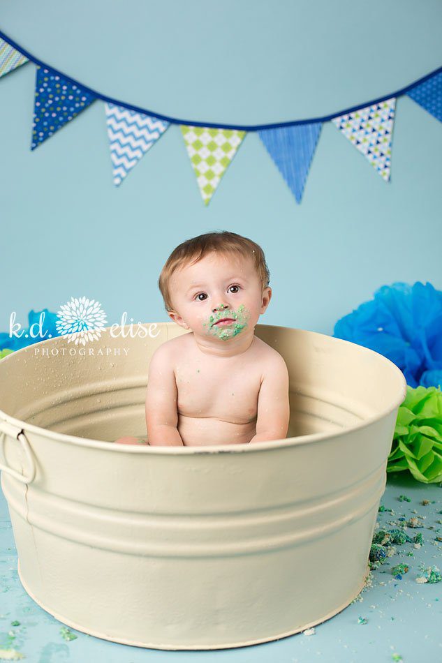 Parker Cake Smash Photos Pueblo Colorado Springs Newborn Photographer